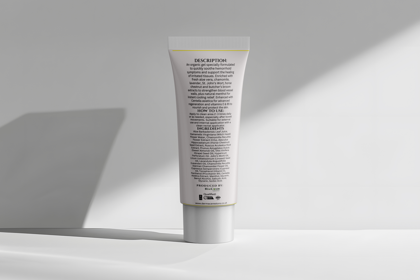 Organic Hemorrhoid Relief Gel